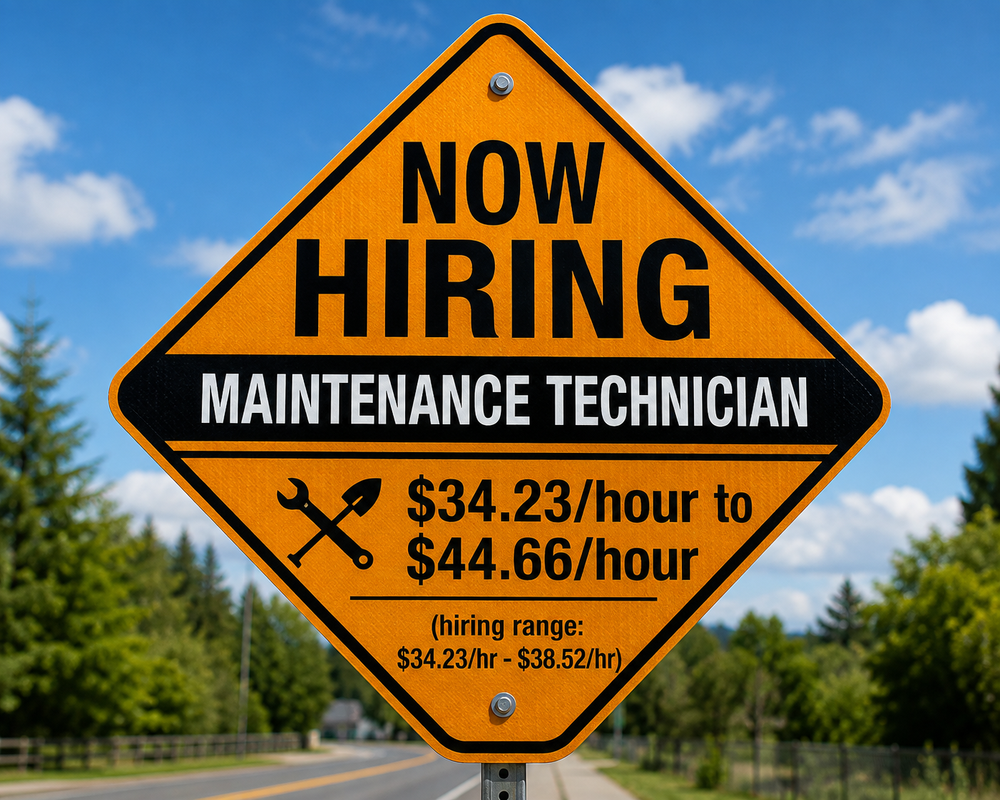 Featured image for “Now Hiring: Maintenance Technician”